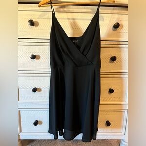 Express Elegant Black Midi Dress